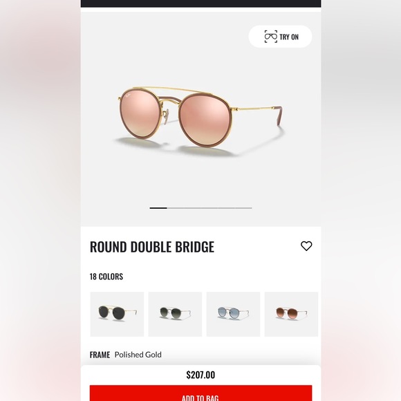 Round Double Bridge Ray Ban’s - Picture 11 of 12